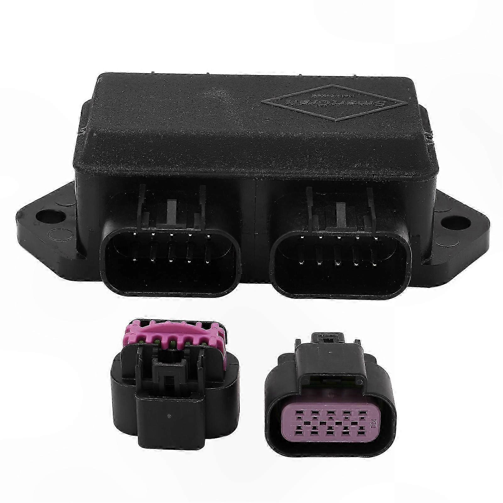 Black 4-Port Smartcraft Junction Box Replacement for Outboard Engines