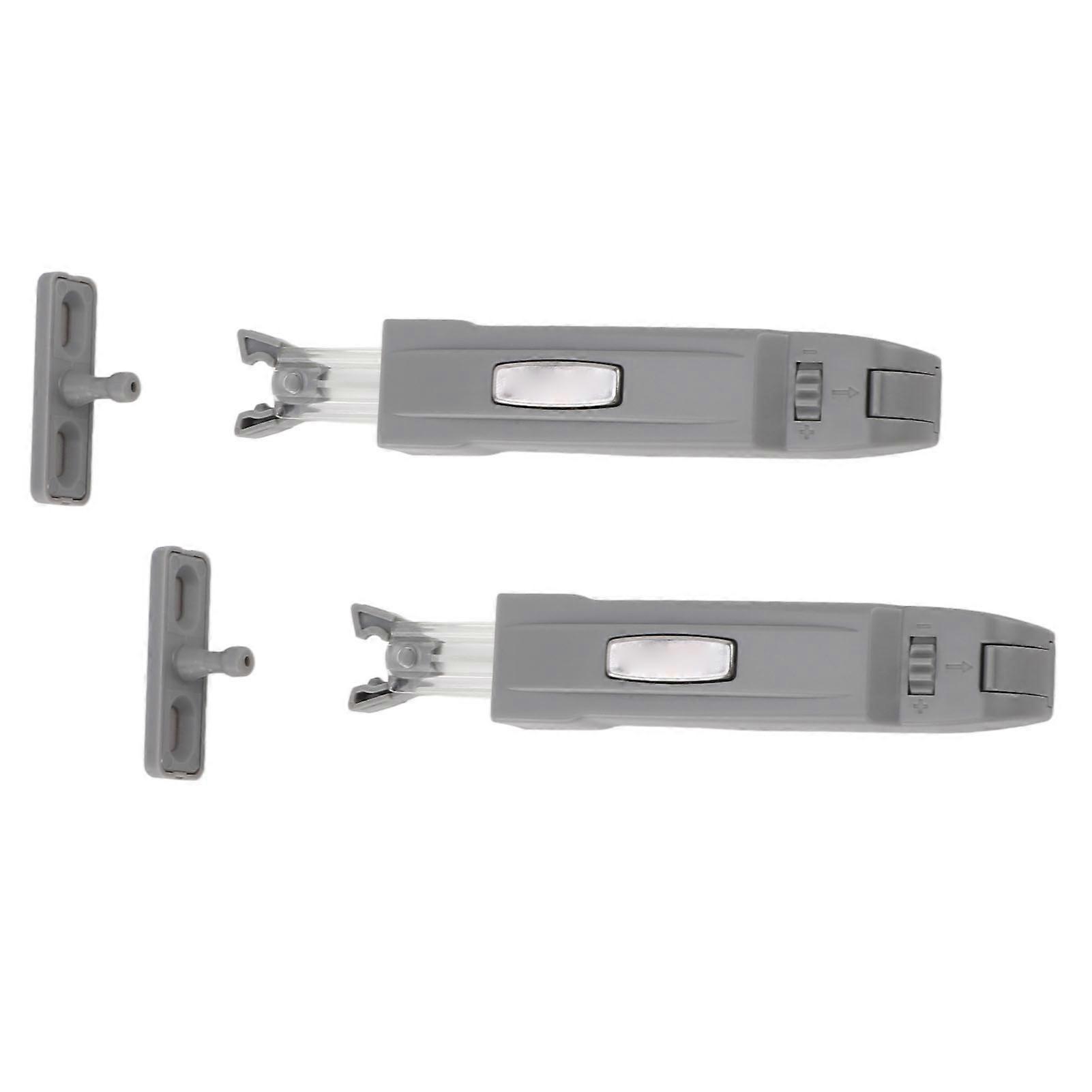 2 PCS ABS Cabinet Latches Self Locking Anti-Collision 63g Set