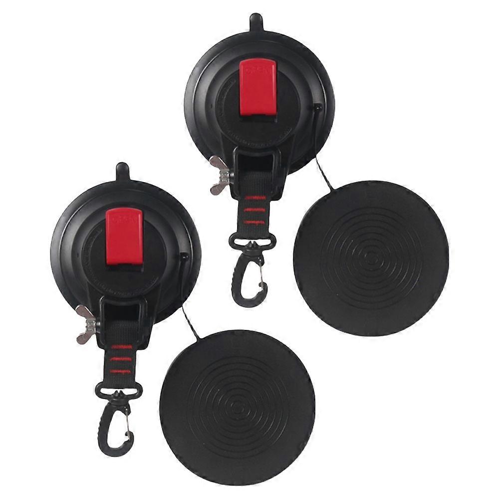 Suction Cup Hooks Heavy Duty Car Window Suction Portable Hanging Black 23.00X12.00X5.00CM Practical Design 2Pcs