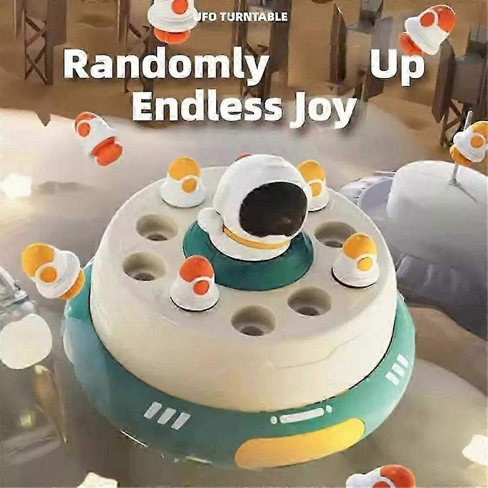 Bounce and Catch Rocket Toy, Popup Game with Light & Music, Rocket Jump Game