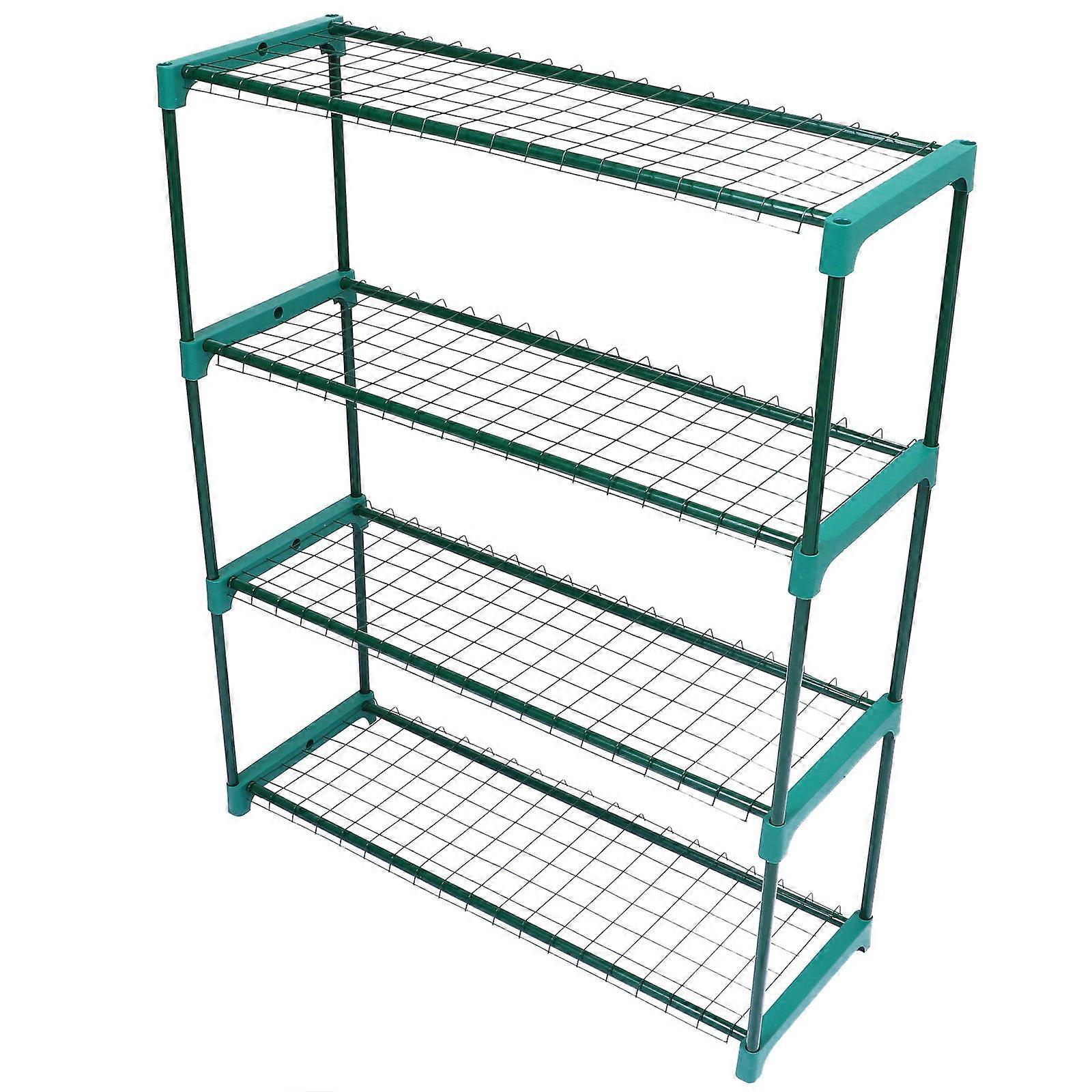 Planter Stand Holder Plant Stand Balcony Use Sturdy Iron and Plastic Storage for 1Pack