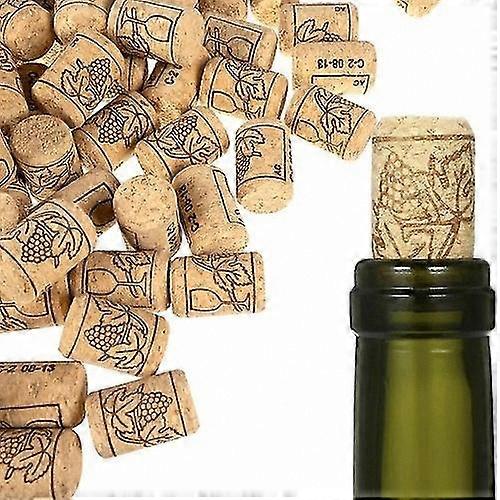 Cork Stoppers for Wine Bottles - Pack of 100