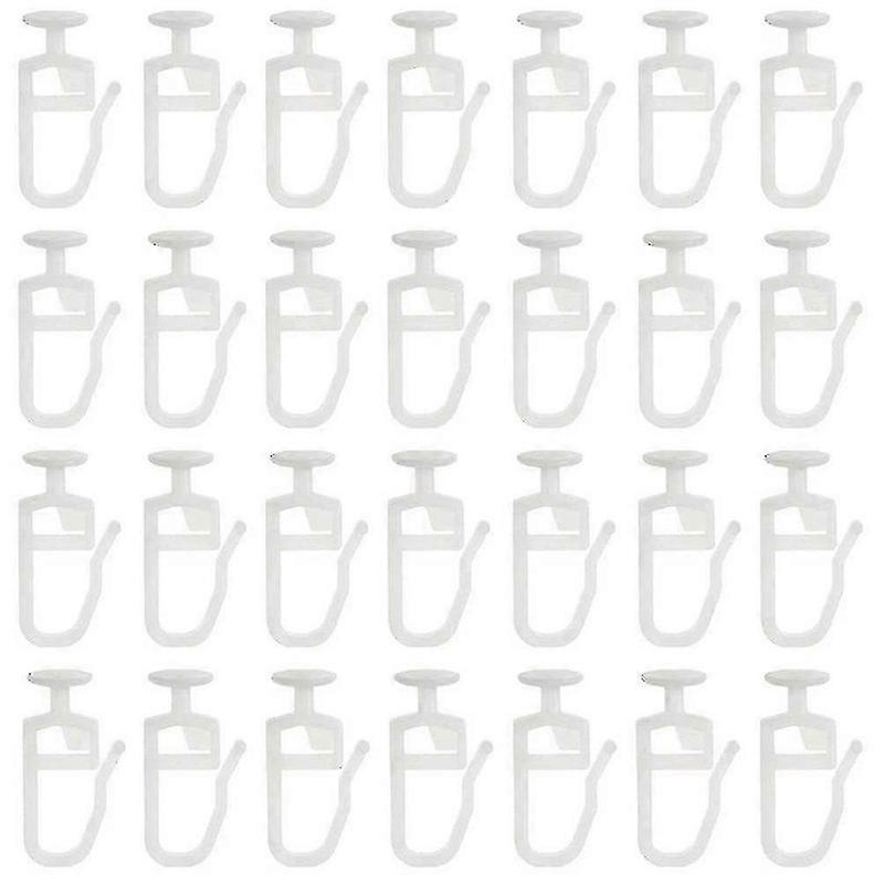 200 Pack Curtain Gliders With 8.3 Mm Head Folding Glider Curtain Rail Track Glider Hooks For Curtai Zekai