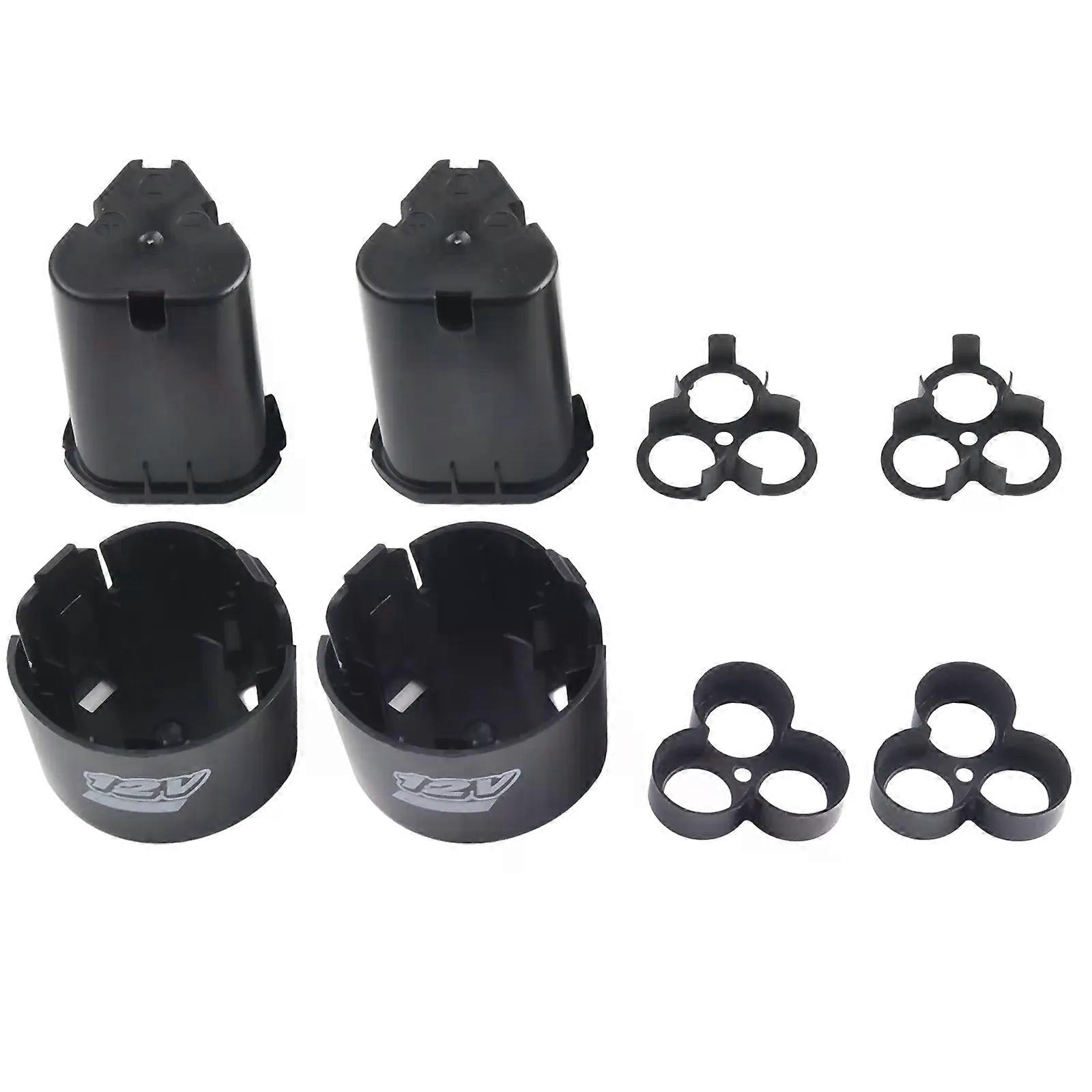 Screwdriver Li-ion Battery Case TOOL Split Port 4010A Black Electrical Tools For Hand Lithium Drill 12V 2 Set(6pcs)