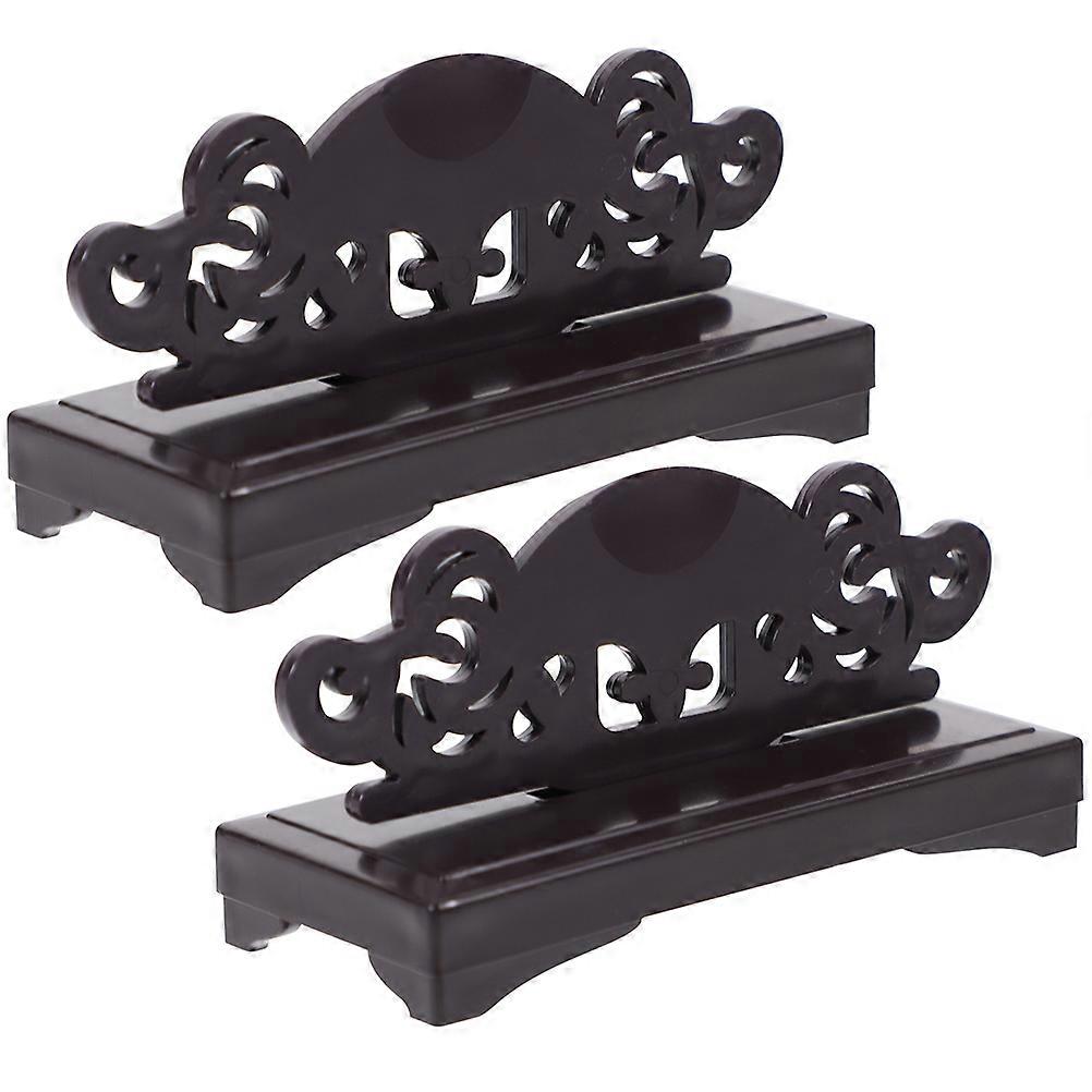 Fan Storage Holder for Home Display with 4Pcs Folding Fan Display Stands