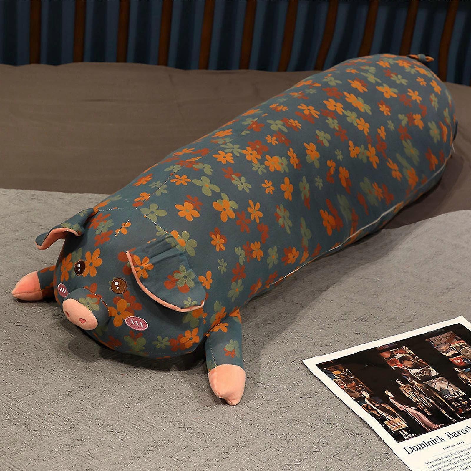 Cute Big Flower Pig Plush Toy Doll Pillow - Soft Sleeping Cushion (Compatible with Vmvidoty) - Excludes Insert