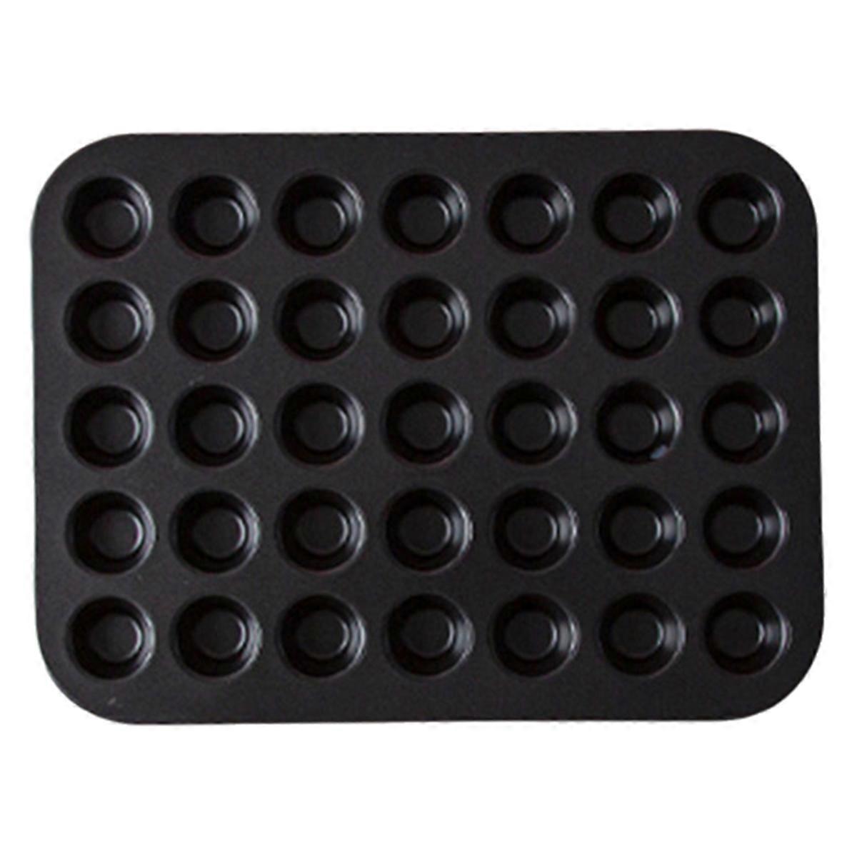 35 Cup Round Cake Pan Non-Stick Mini Muffins Cake Tray Bakeware