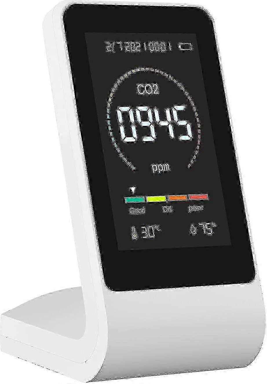 空気質モニタリング用屋内 CO2 メーター デジタルディスプレイ付き二酸化炭素検出器 ジム、オフィス、教室に最適