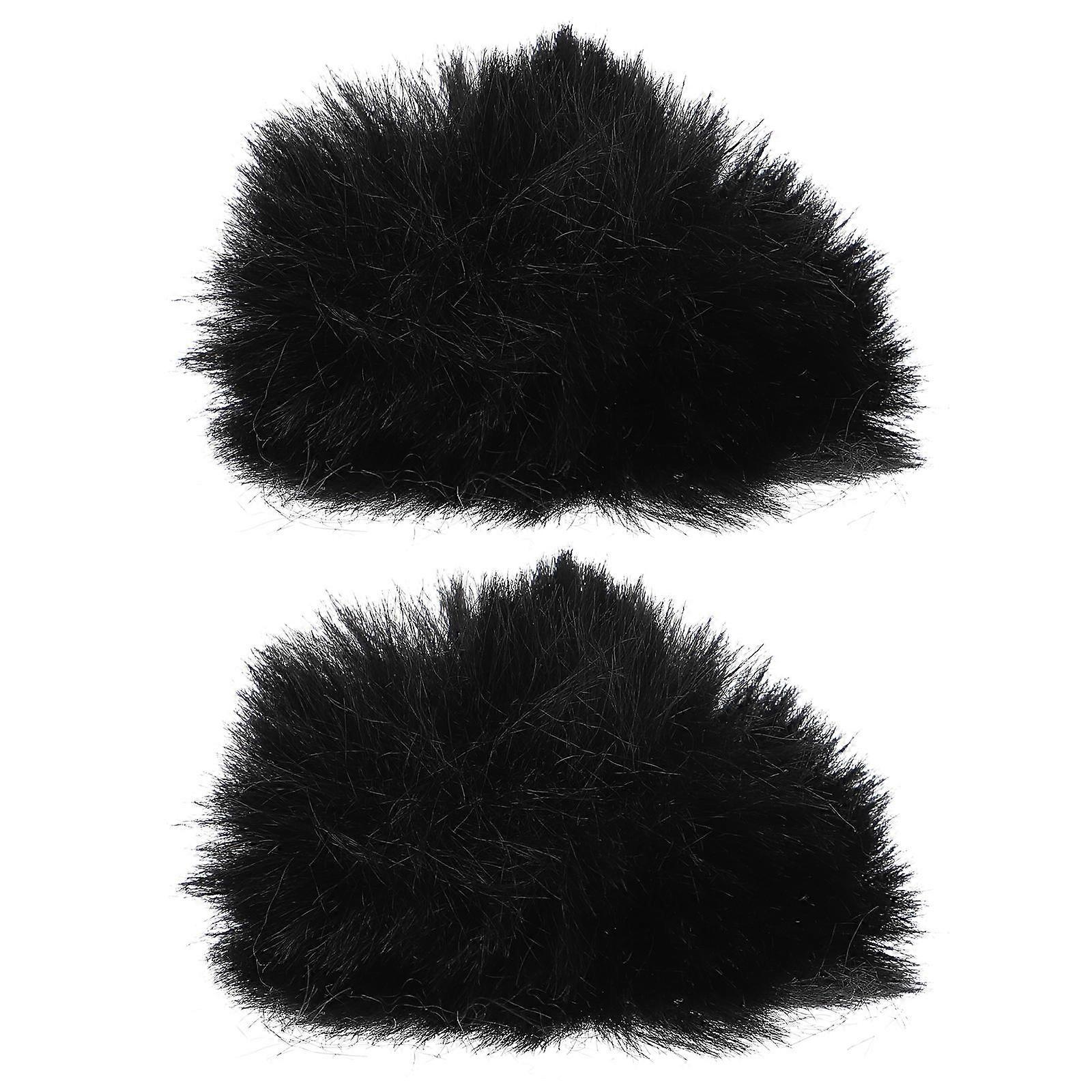 Practical Microphone Cover Black Microphone Sleeve for 8Pcs