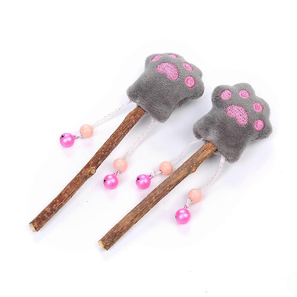 Pet Cat Teaser Plush Toy for Playing 4Pcs Bite-Resistant Chewing Toy