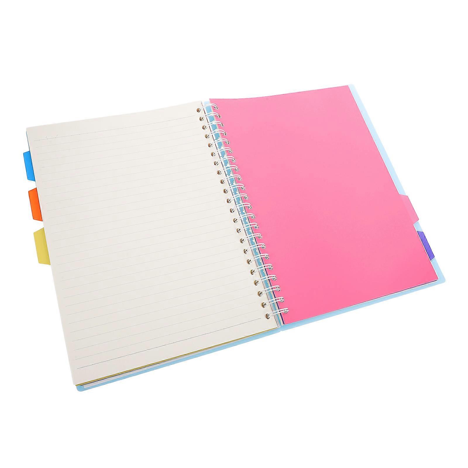 Notebooks Cute Professional Notebook A4 Notepad Smooth Writing Line Notebook 1Set