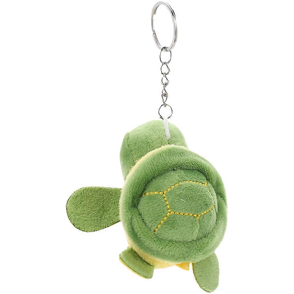 Stuffed Turtle Adorn Plush Turtle Keychain for Decoration Use 12Pcs