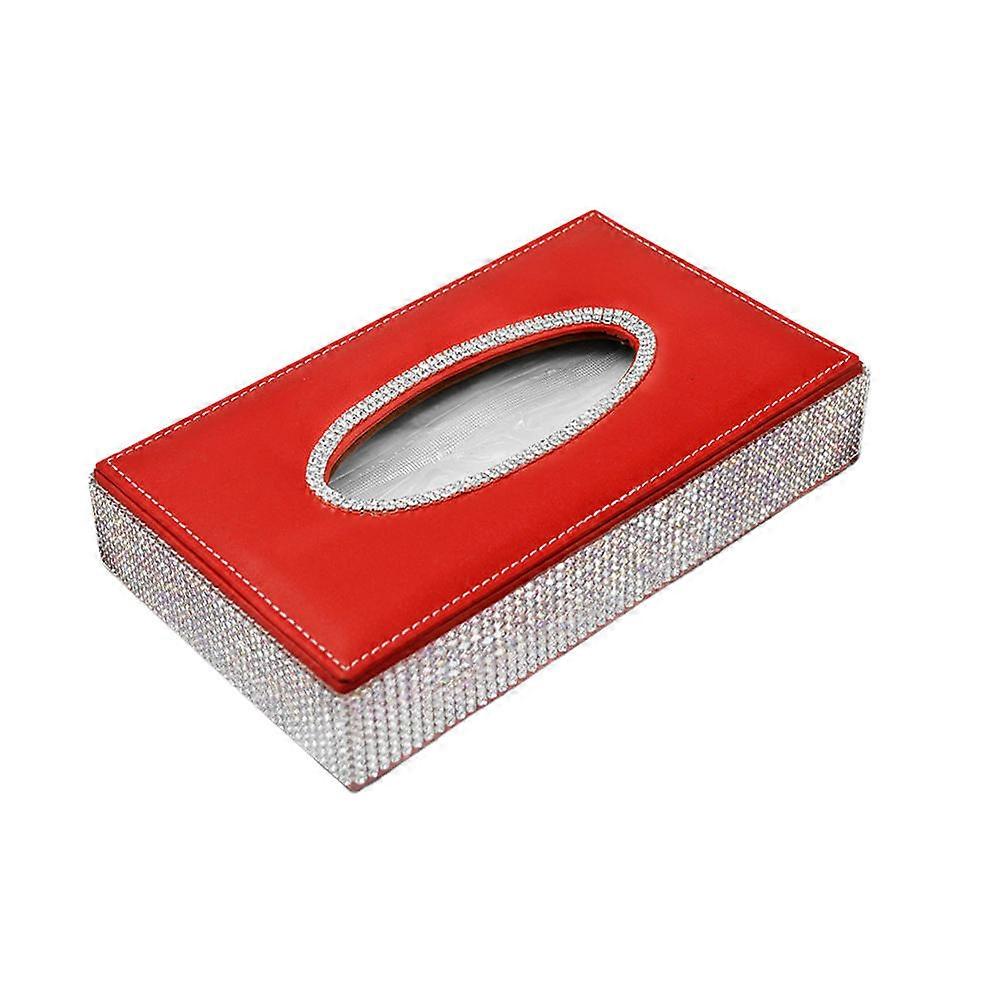 Creative Car Tissue Box Holder for Storage Use 1Pcs Red Stylish Napkin Box