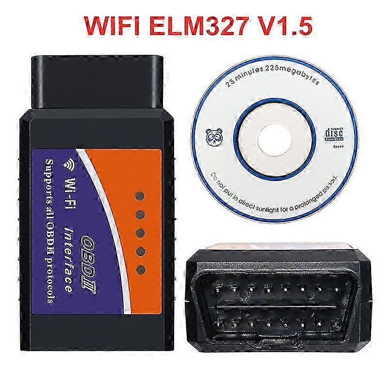 HH OBD ELM327 V1.5 Auto Diagnostic Tool Bluetooth ELM327 V2.1 V1.5 Code Reader Support All OBD2 Protocols For Android PC Torque 2025