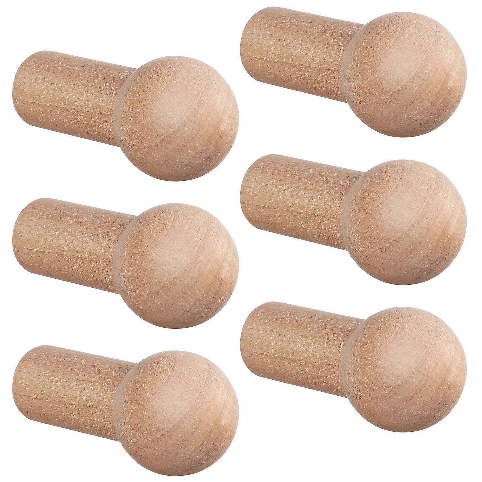 Wall Hooks for Hanging Wooden Hooks 50Pcs Decorative Coat Hangers