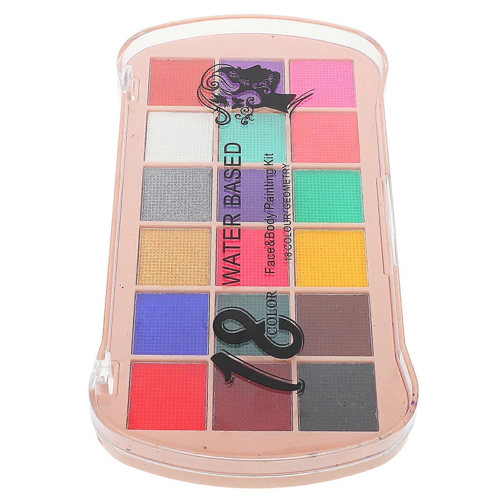 Face Makeup Paint 3 Sets for Professional Artists Elaborate Events Easily Washed 15.00X7.50X1.50CM