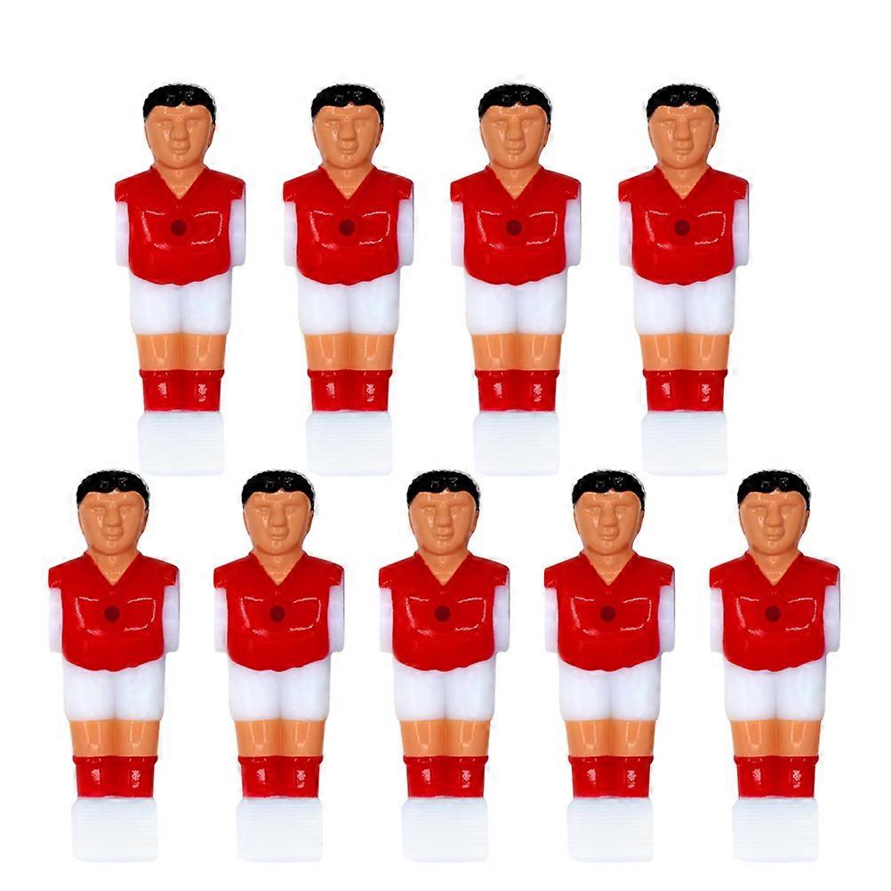 Men Player Table Football Foosball Player Replacement Parts 27Pcs Red