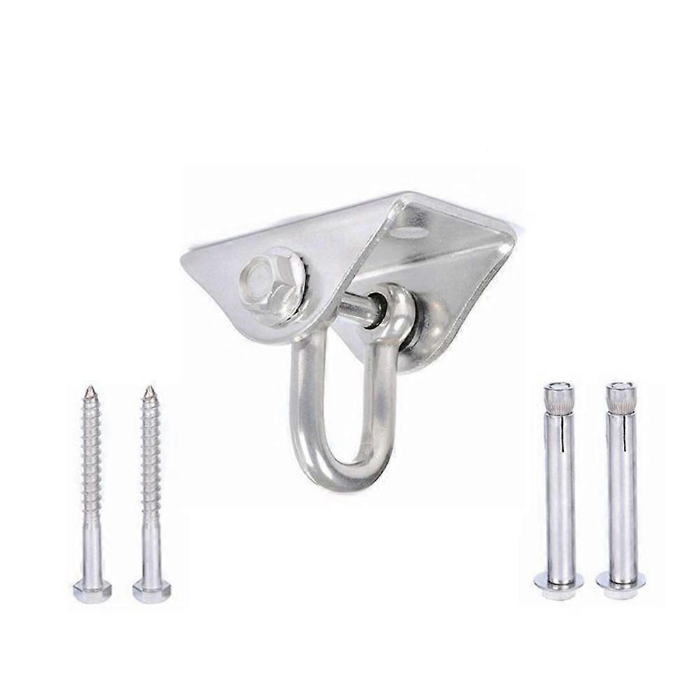 Stainless Steel Swing Hook Chair Accessories for Hanging Use 2Sets Silver