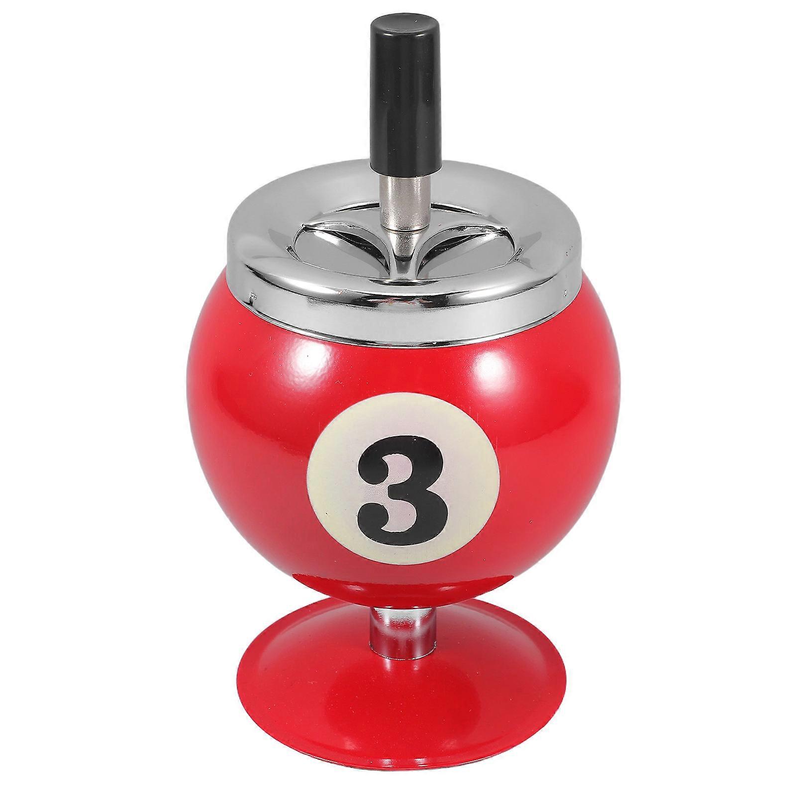 Multifunctional Metal Ashtray For Game Room Use 4Pcs Elegant Office Decor Lidded Cigarettes Ash Holder