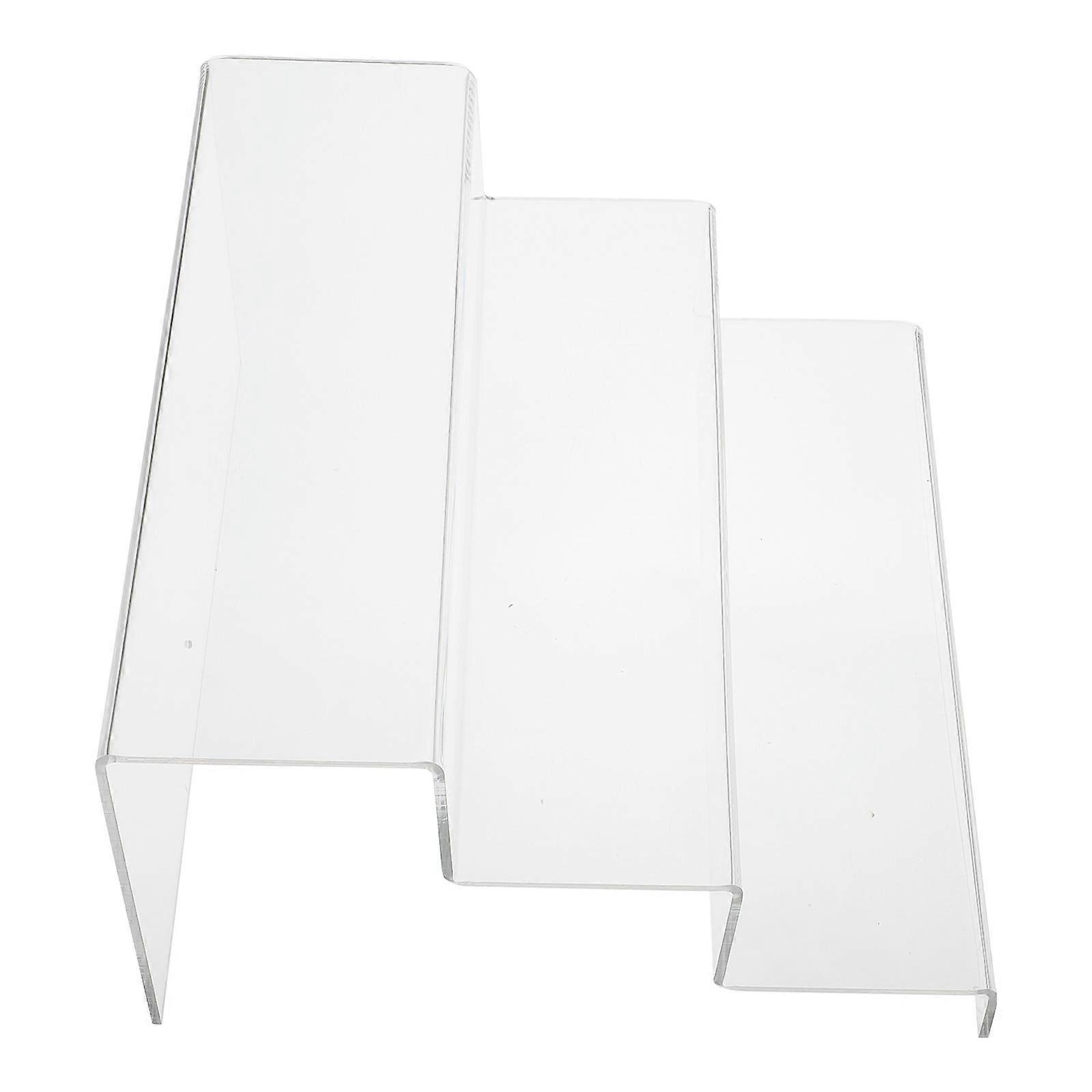 Clear Display Rack Shoes Storage Rack Storage Display Transparent Acrylic 9.8×9.4×5.7in 1PC