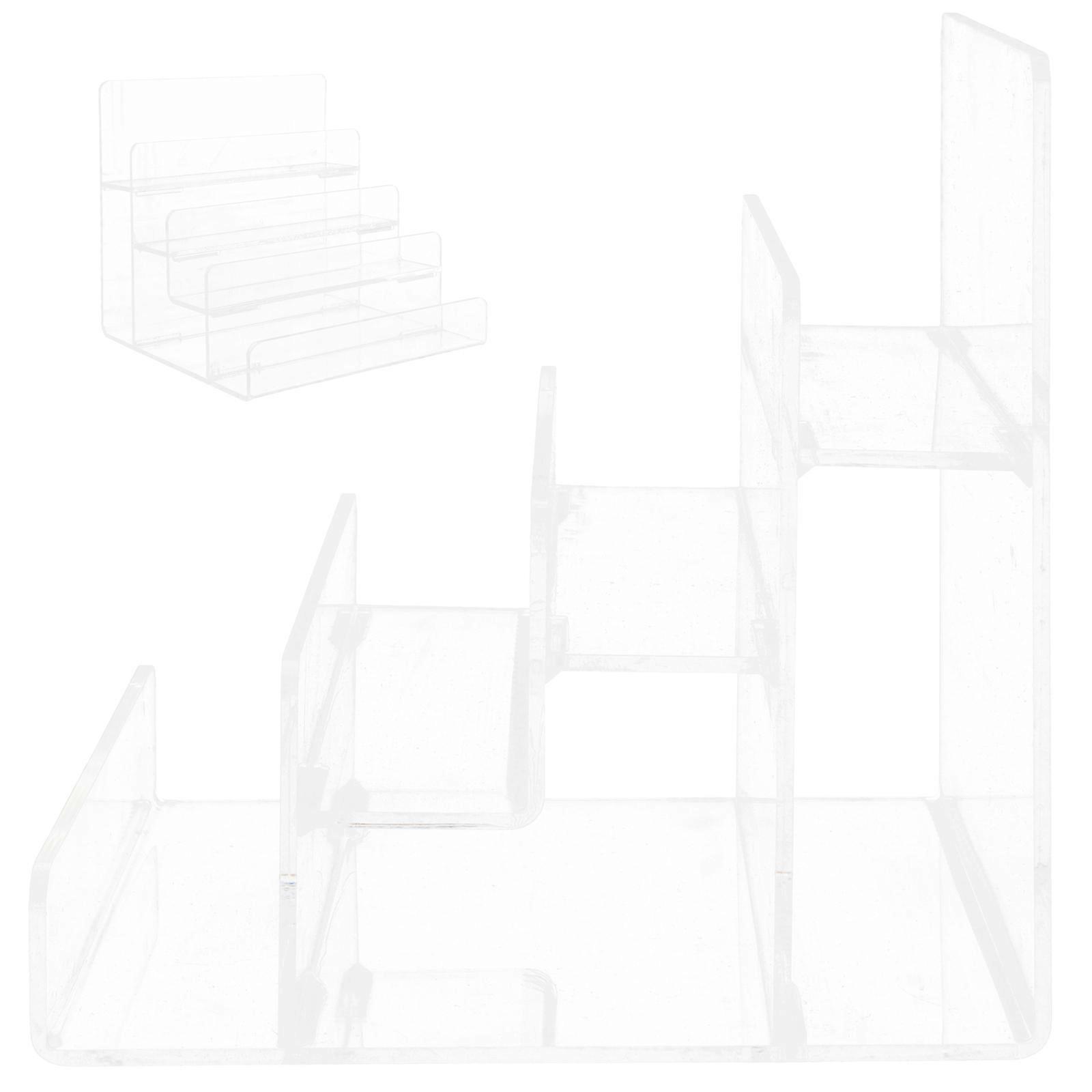 Ladder Shape Purse Display Rack Wallet Display Bracket for Displaying 3Pcs