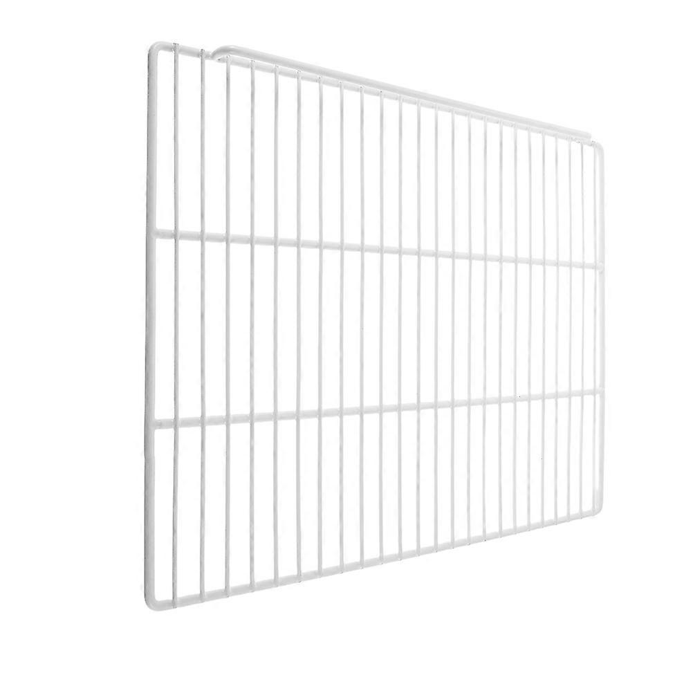 White Metal Freezer Rack Organizer for Storage Refrigerator Divider