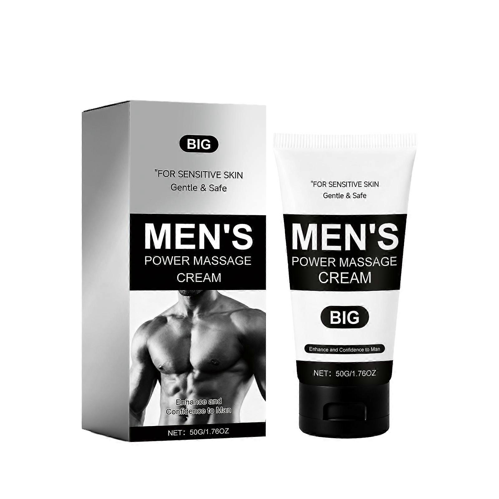 This Men's Care Cream Features A Gentle Formula And Plant Extracts, Enhancing Skin Vitality And Providing Gentle Care And Nourishment For The Body