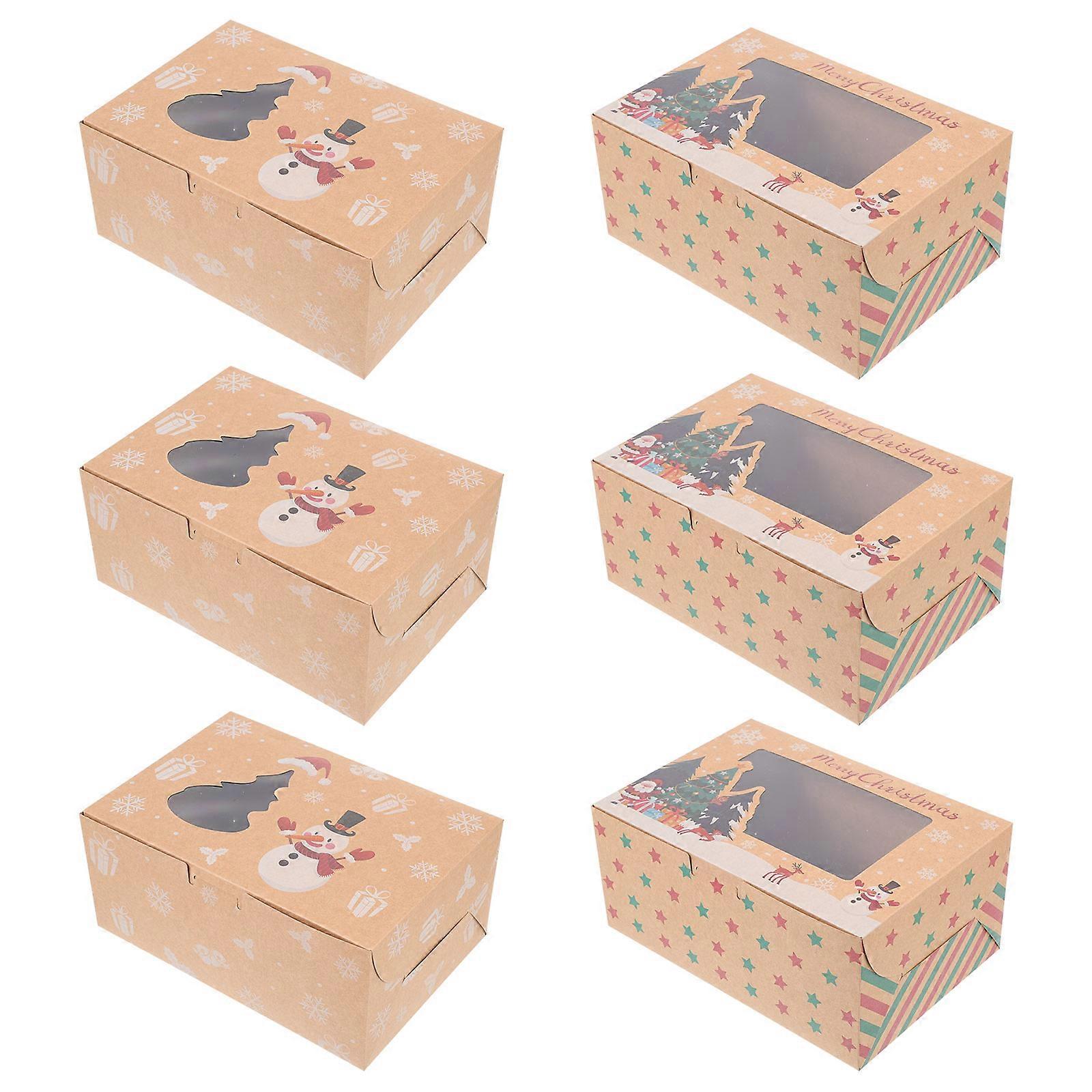 Candy Storage Boxes for Storage Use 10Pcs Assorted Color Cake Boxes