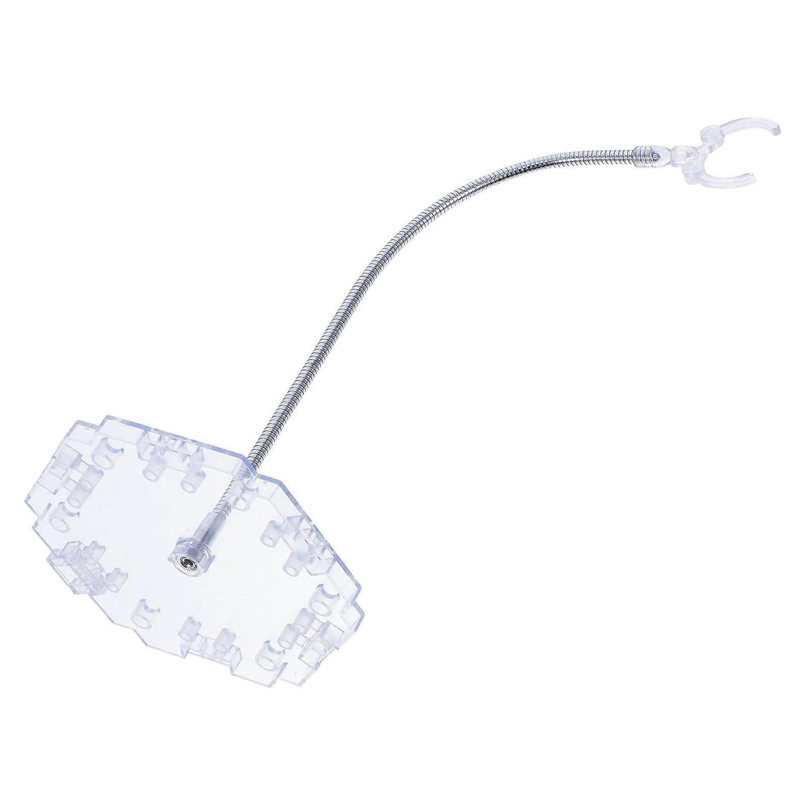 Clear Action Figure Display Stand with Snake Bone Bracket