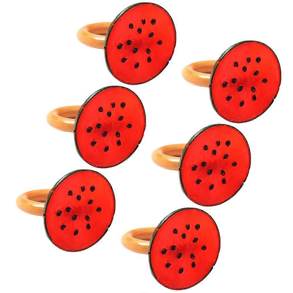 Party Napkin Rings Fruit Buckles for Dining Table 12Pcs Assorted Color