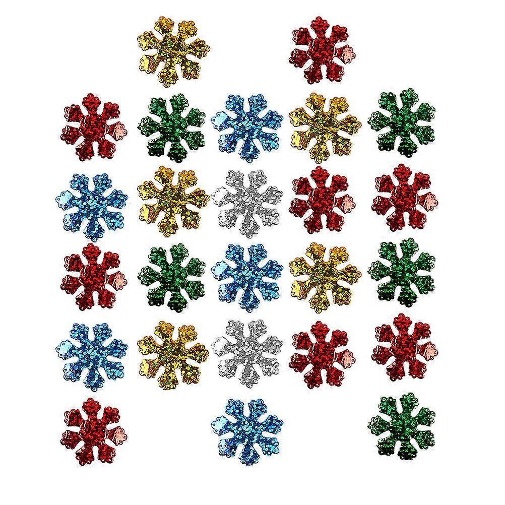 Christmas Snowflake Craft Decoration 400Pcs Assorted Color Suitable For Birthday Parties And Holiday Gatherings