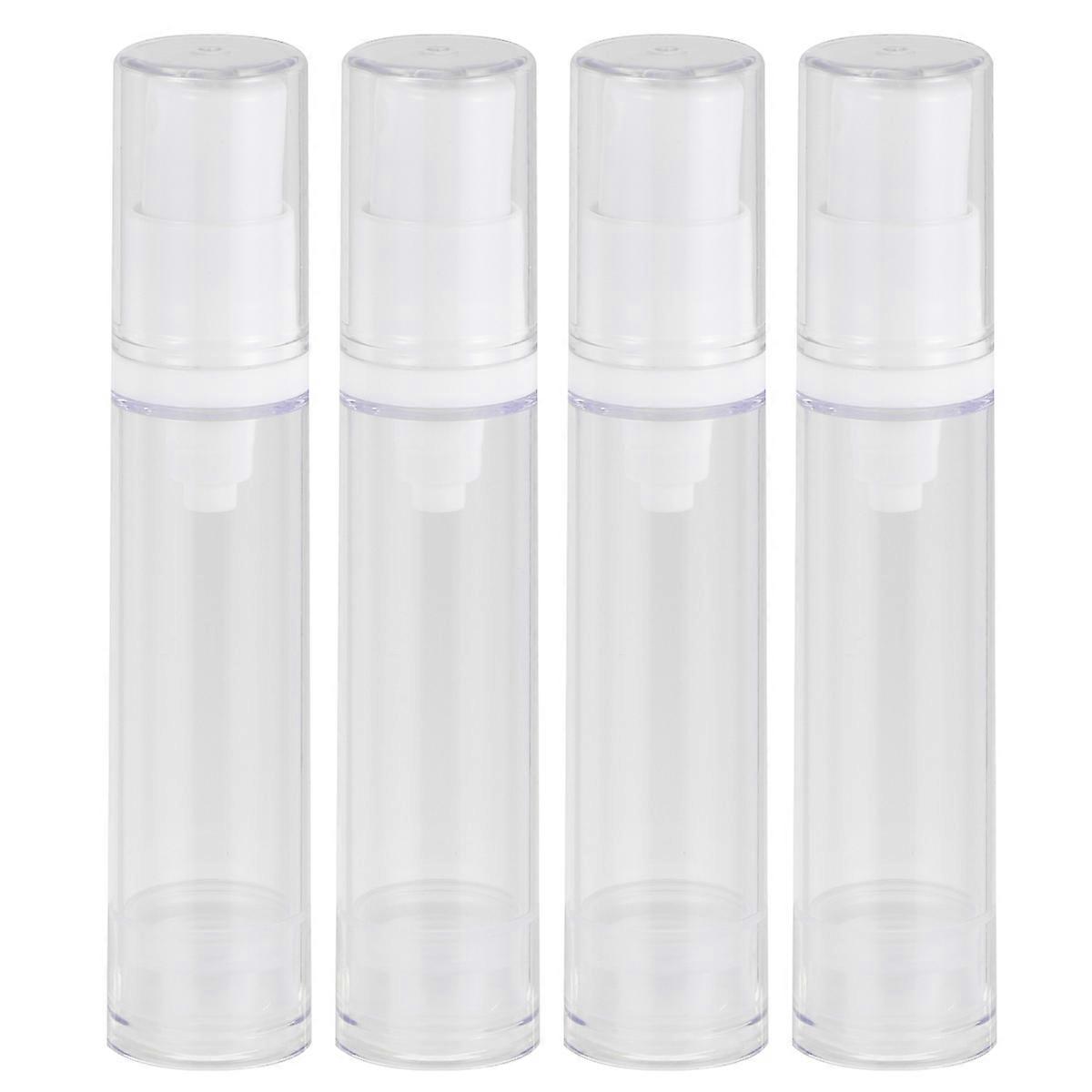Pump Bottles Storage Holder for Makeup Storage 8Pcs Transparent