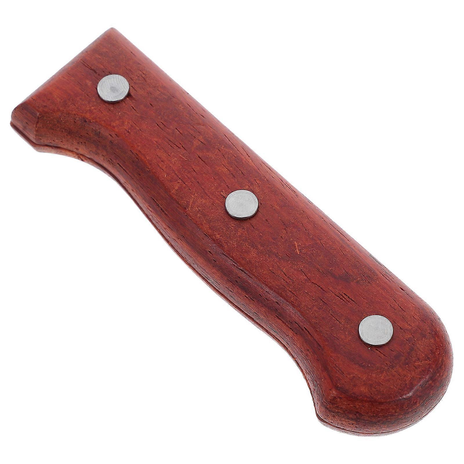 Handle Replacement Wooden Accessory for Meat Chopper Brown