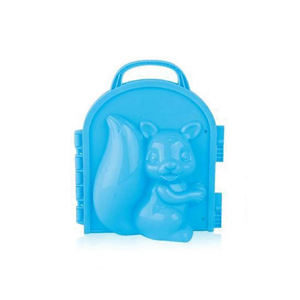 Squirrel Shaped Maker Clamps Clip Blue For Snow Sand Clay Mold Toy For Kids With Snowman Handle Winter Ball Fights