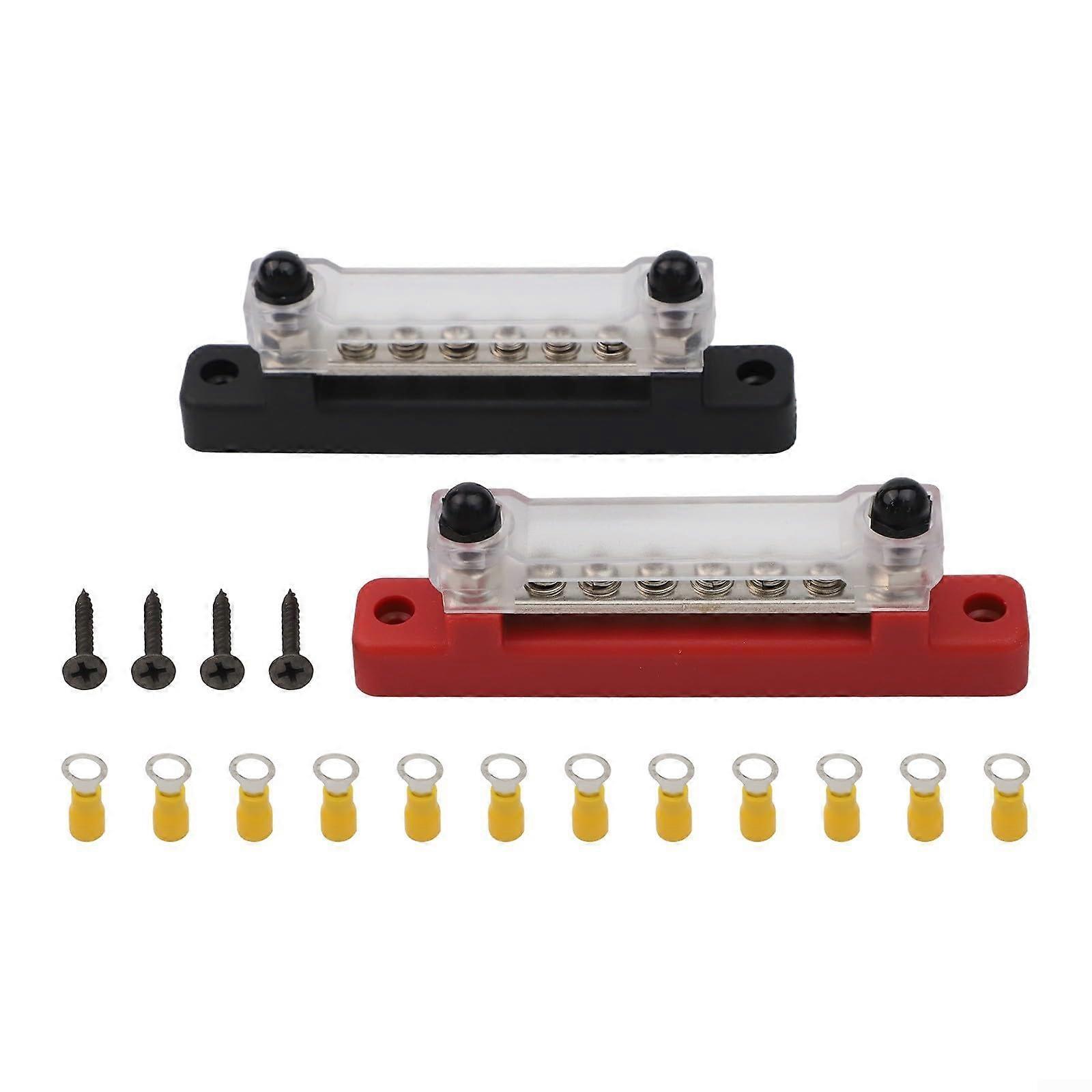 150A M6 Electrical Terminal Block For Trucks And Marine Applications,  Current, M6 Bolt Size