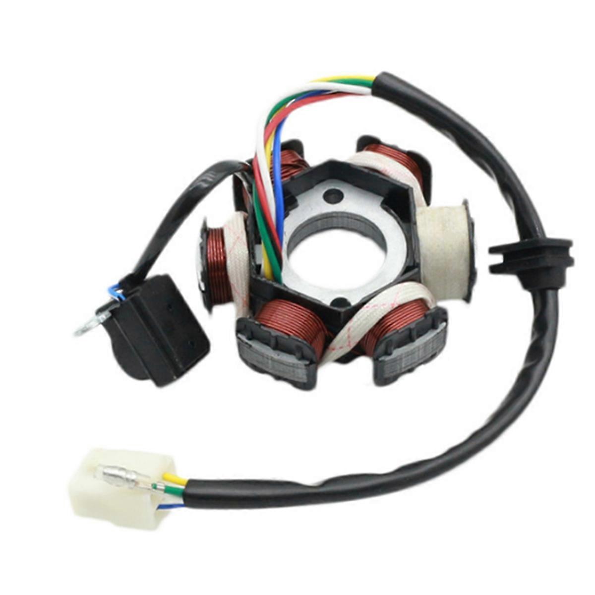 Motorcycle Stator Coil 6 Coil 5 Wire Stator for 50cc 70cc