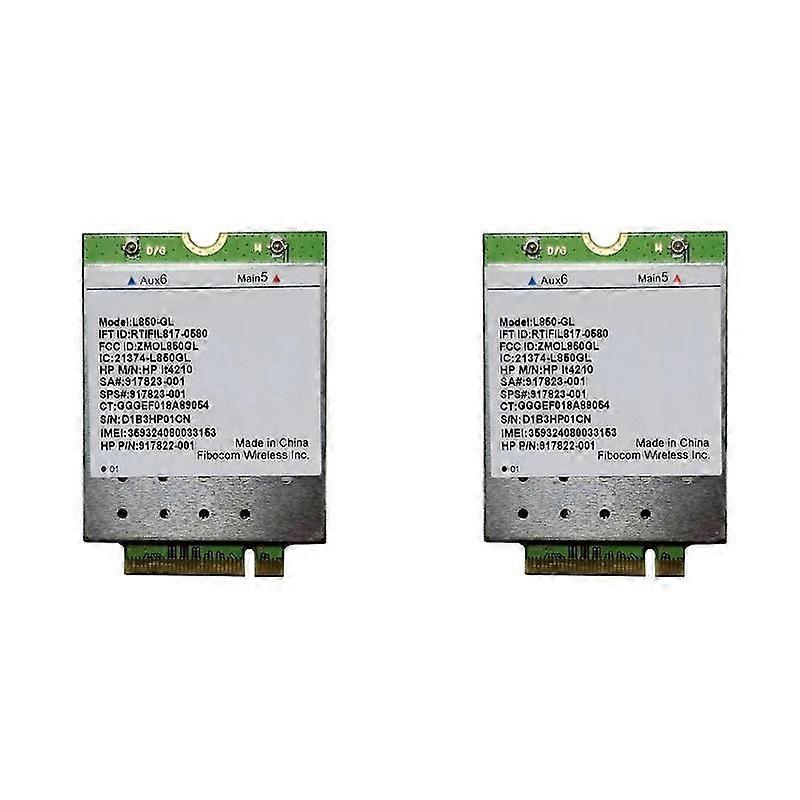 2X L850- LT4210 FDD-LTE TDD-LTE 4G Card 4G Module SPS,917823-001 for 430 440 450 G5 Notebook