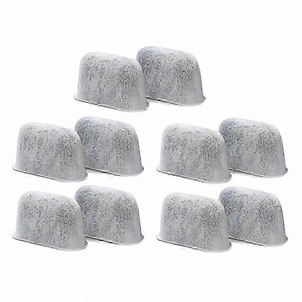 10-Pack Activated Carbon Water Filters for Espresso Coffee Machines, Compatible with ES601 ES701 Models
