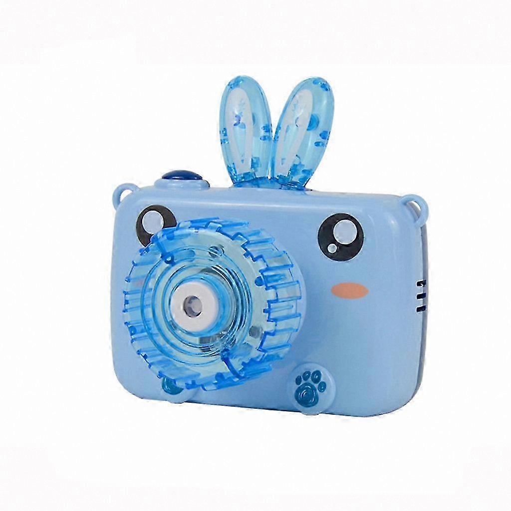 Kids Musical Camera Toy with Bubble Blower Function, 100ml Solution, Automatic Machine for Children Fun Playtime