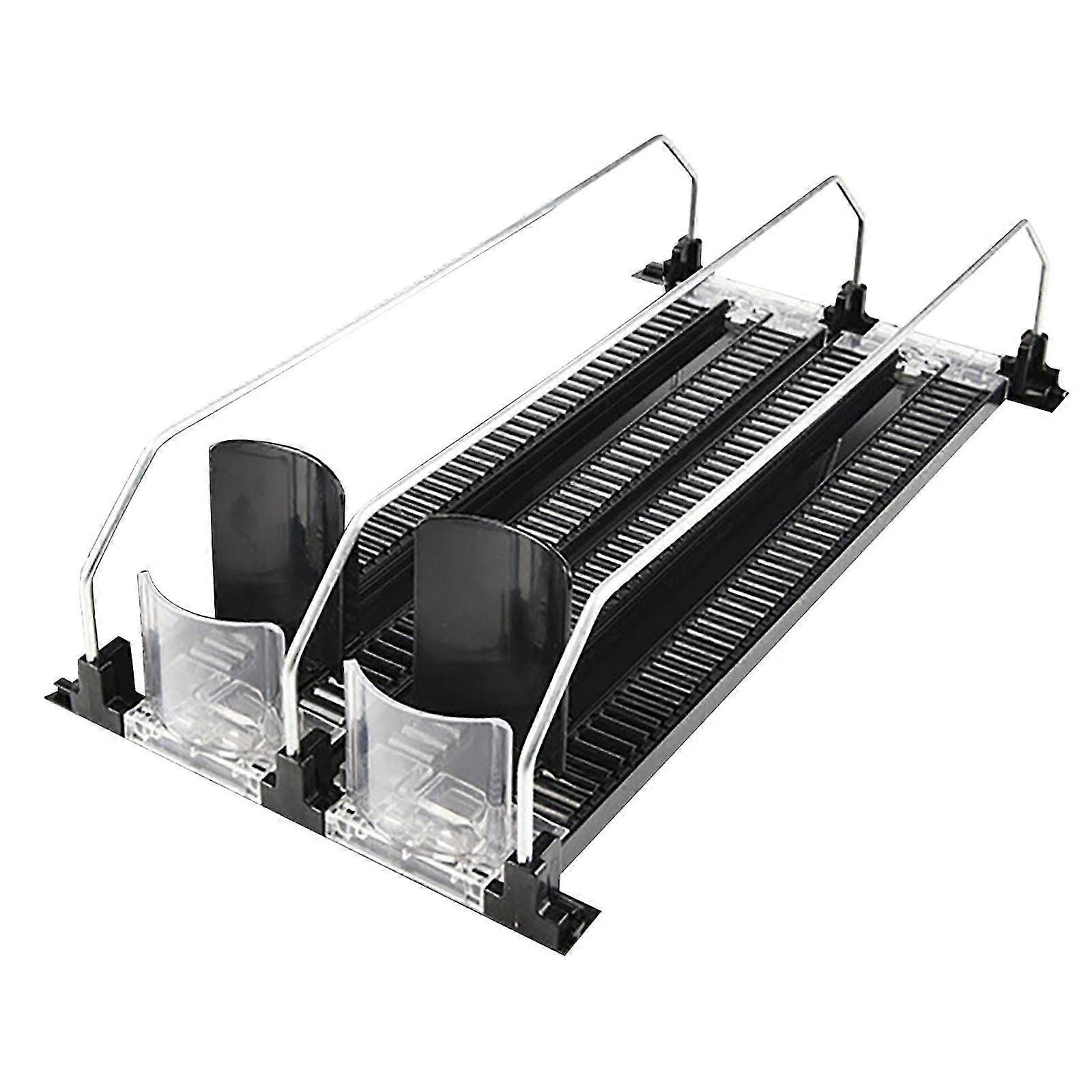 2pc Supermarket Freezer Beverage Pusher Refrigerator Beverage Shelf Beverage Automatic Pusher