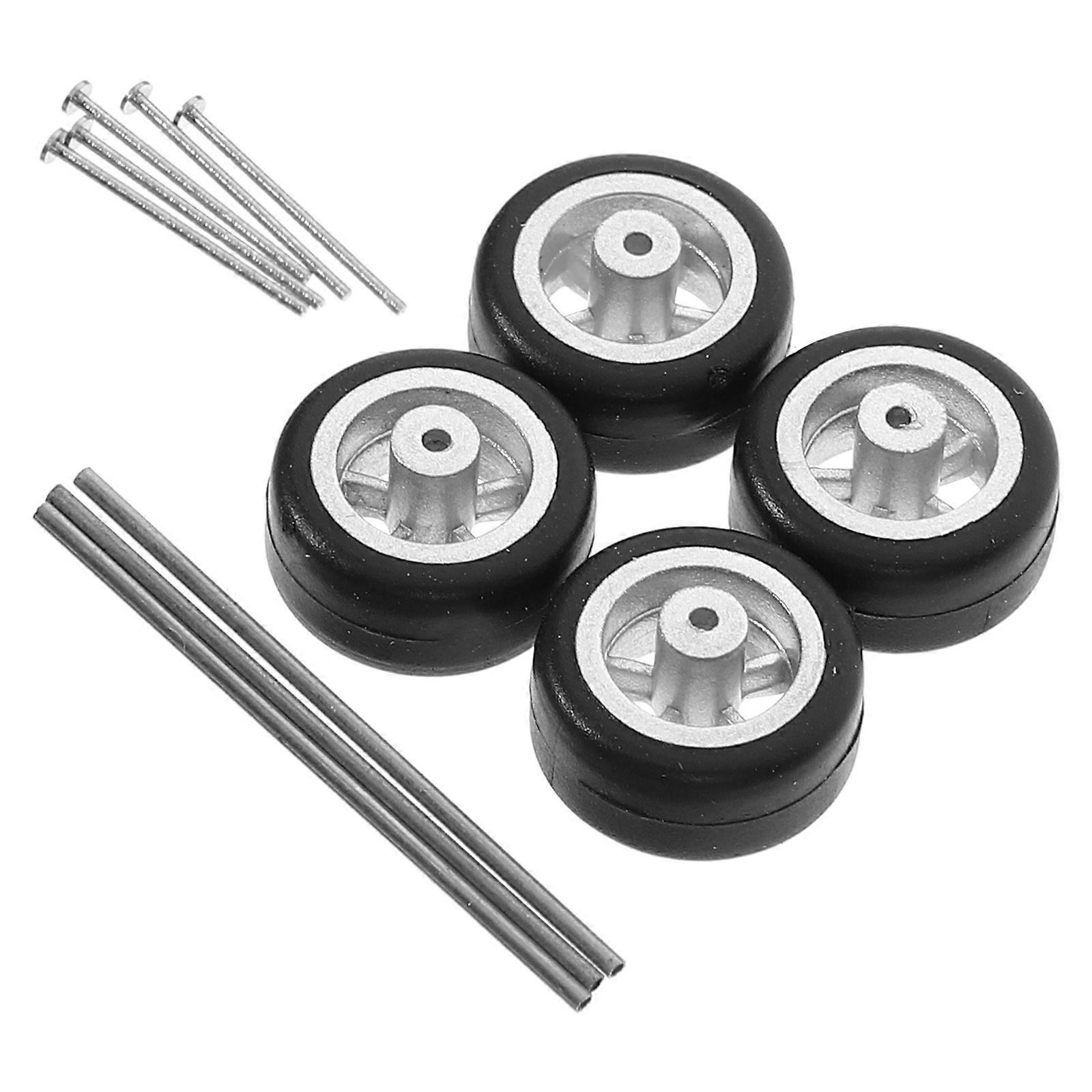 Rc Car Toy Tire Hollow Wheel Replacement for 2Sets Vehicle Model