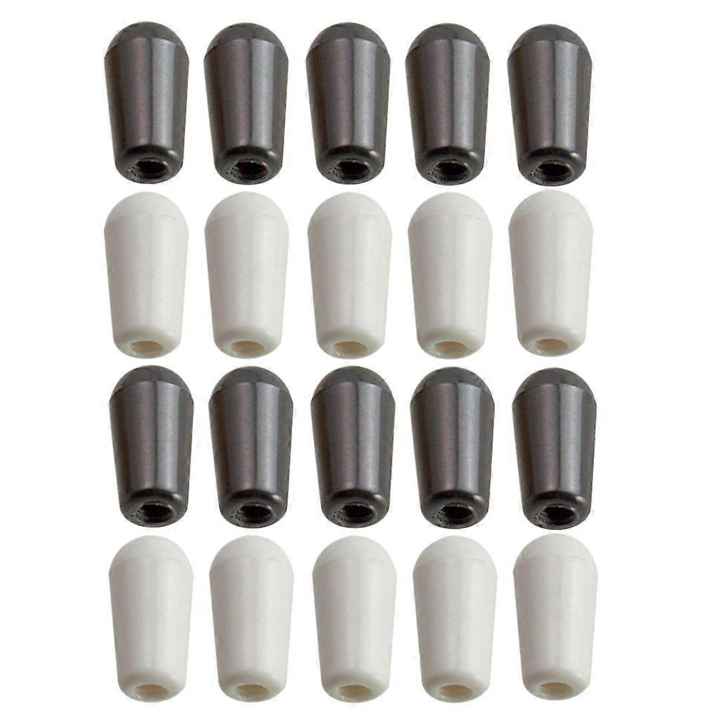 Pack Of 20 Guitar 3 Way Toggle Switch Cap Tips Buttons For / Guitar Accessory 4Mm