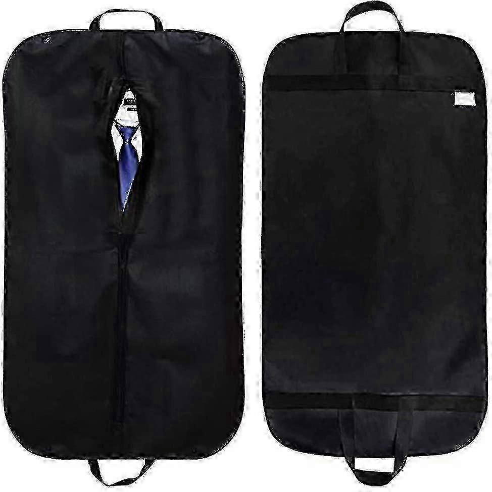 2個のガーメントバッグ、40 "コスチューム用折りたたみ式トラベルスーツバッグ、保護ガーメントカバー-イヴァン