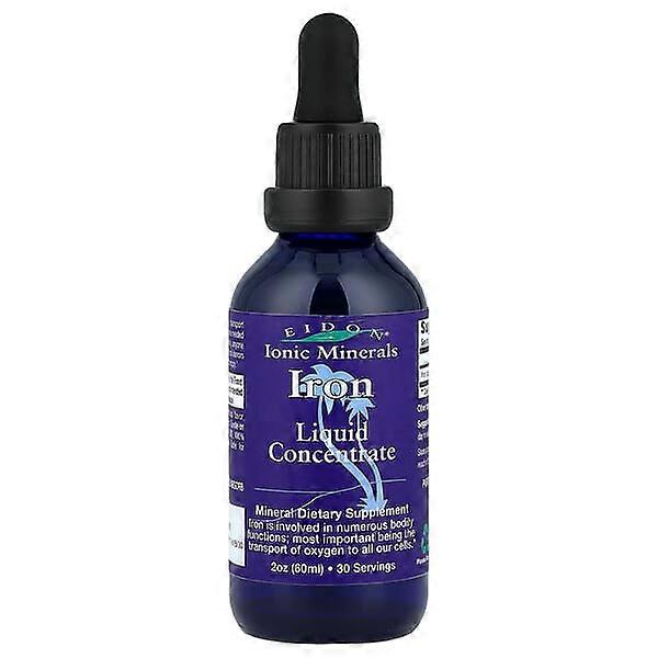 Eidon Ionic Minerals, Iron, Liquid Concentrate, 2 oz (60 ml)