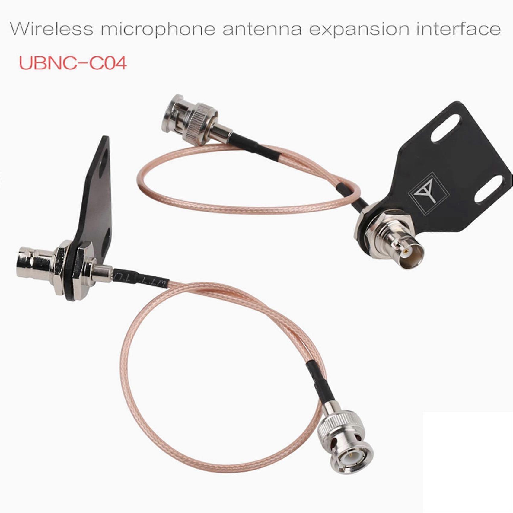 2X Wireless Microphone Receiver Antenna Extension Interface Board with Cable