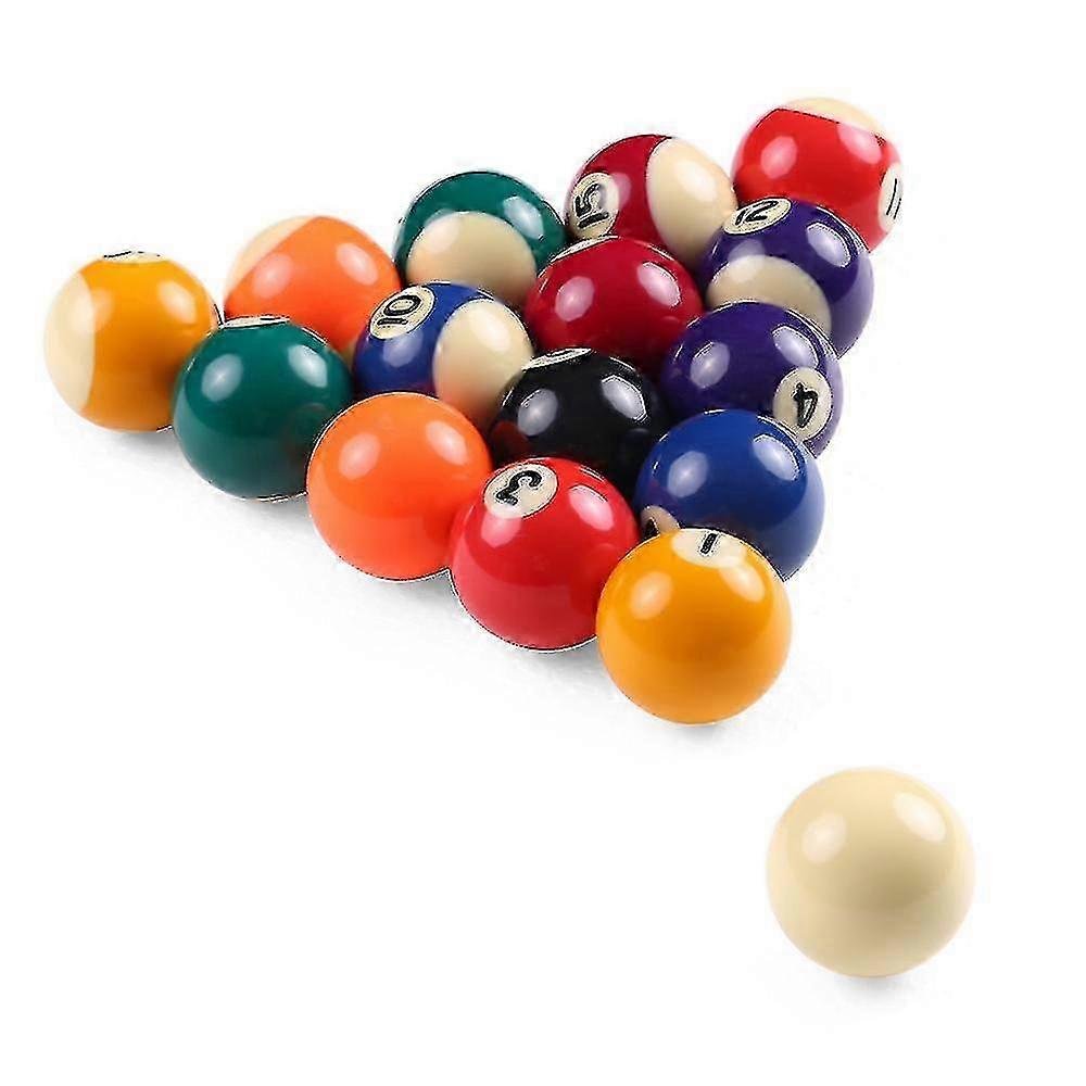 25mm Children Billiards Table Balls Set with Resin Pool Cue Balls