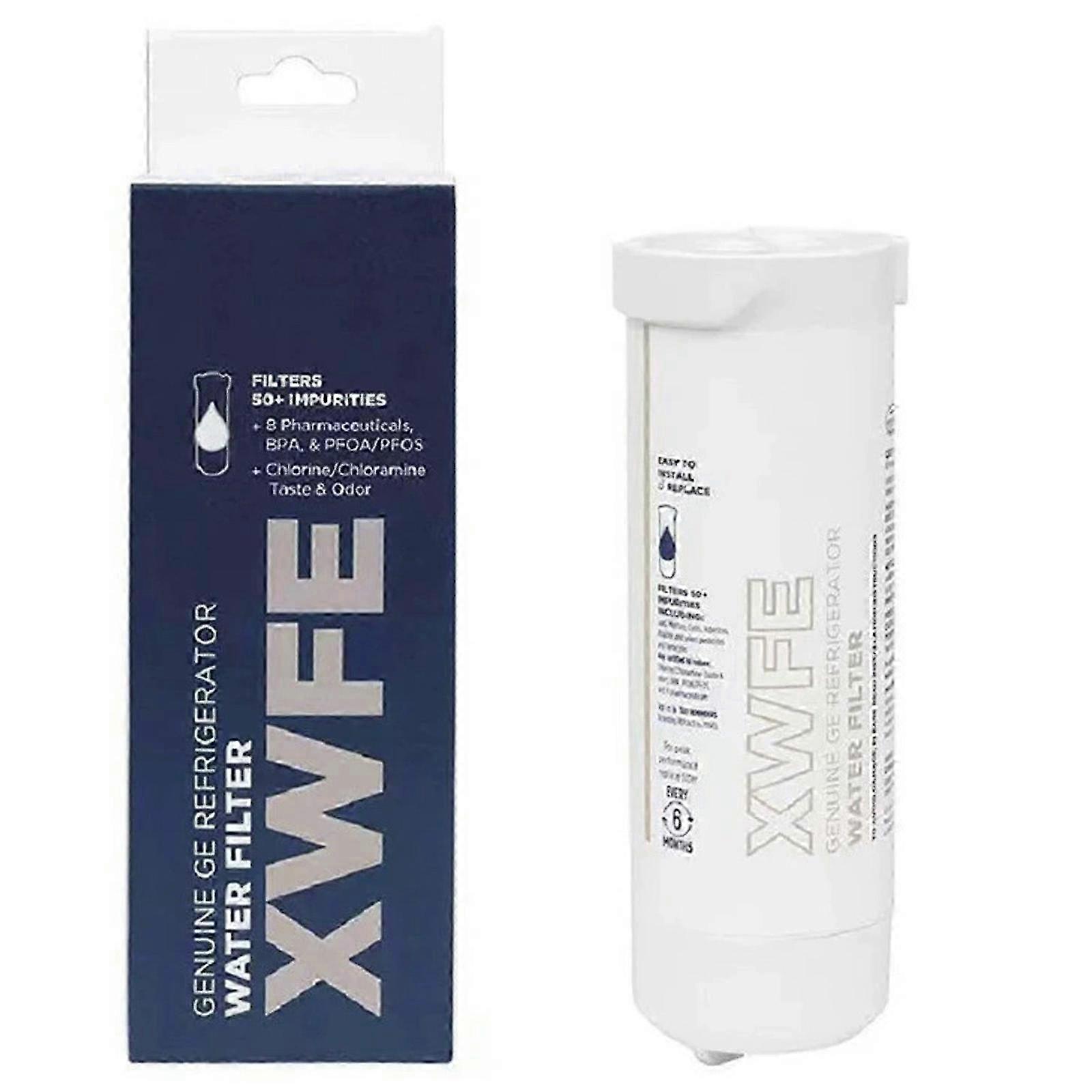 25-26 GE XWFE Refrigerator Water Filter with Replacement Every 6 Months for Results