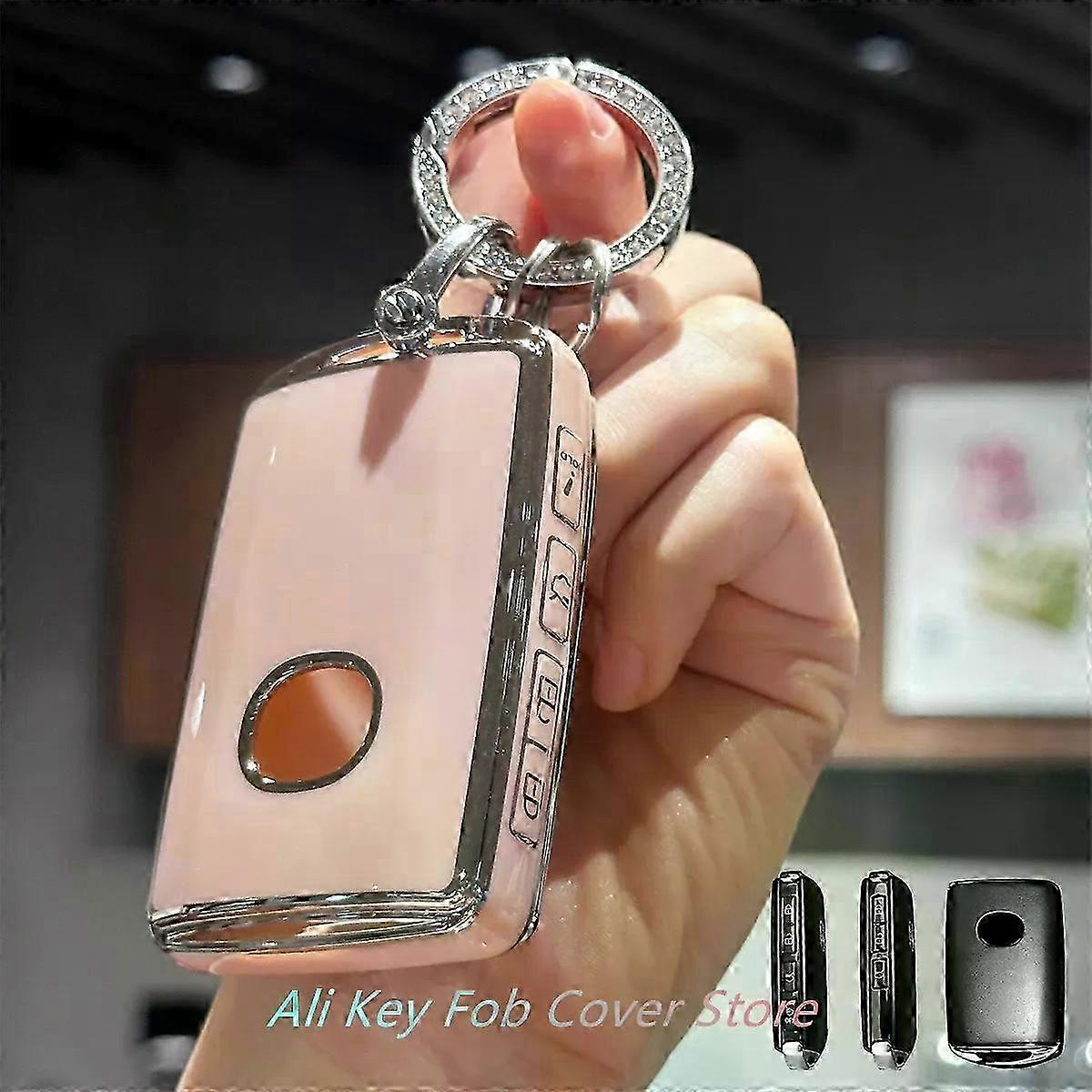 Key Fob Cover with Keychain Lanyard compatible for Ma-zda 3, 6, CX-5, CX-9, CX-50 - 2019-TPU Keyfob Cover Compatible with WAZSKE11D0 25-26