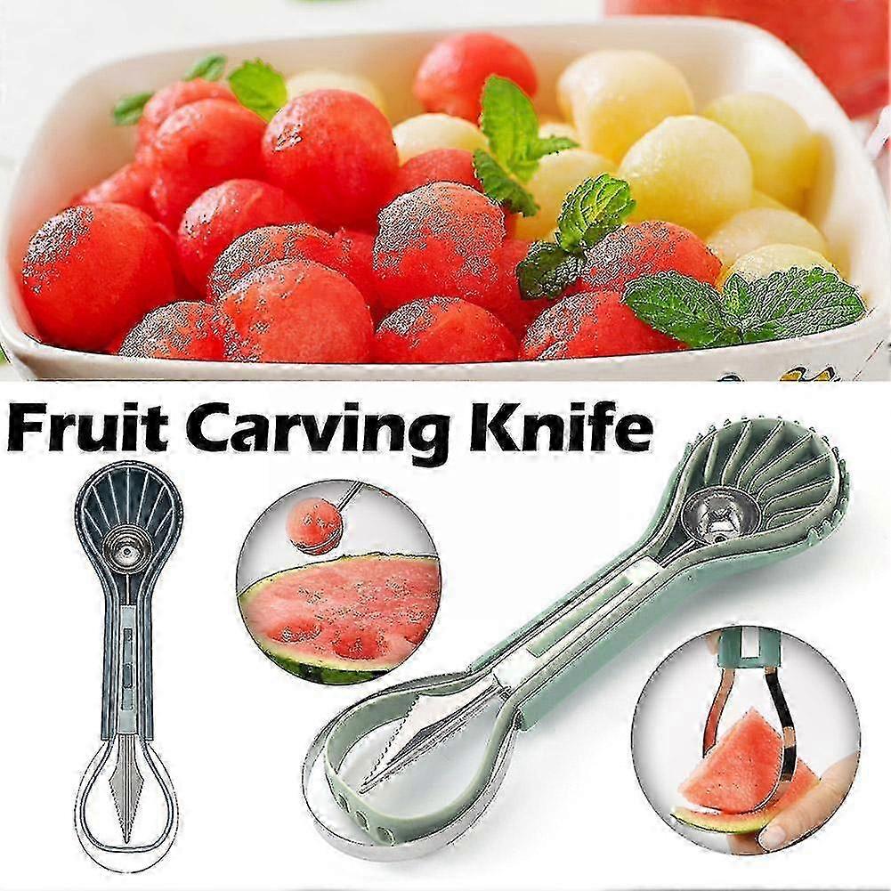 4 In 1 Watermelon Slicer Cutter Scoop Fruit Carving Dig Separator Gadgets Platter Tool Kitchen Cutter Fruit Pulp Knife Frui V0u8 25-26