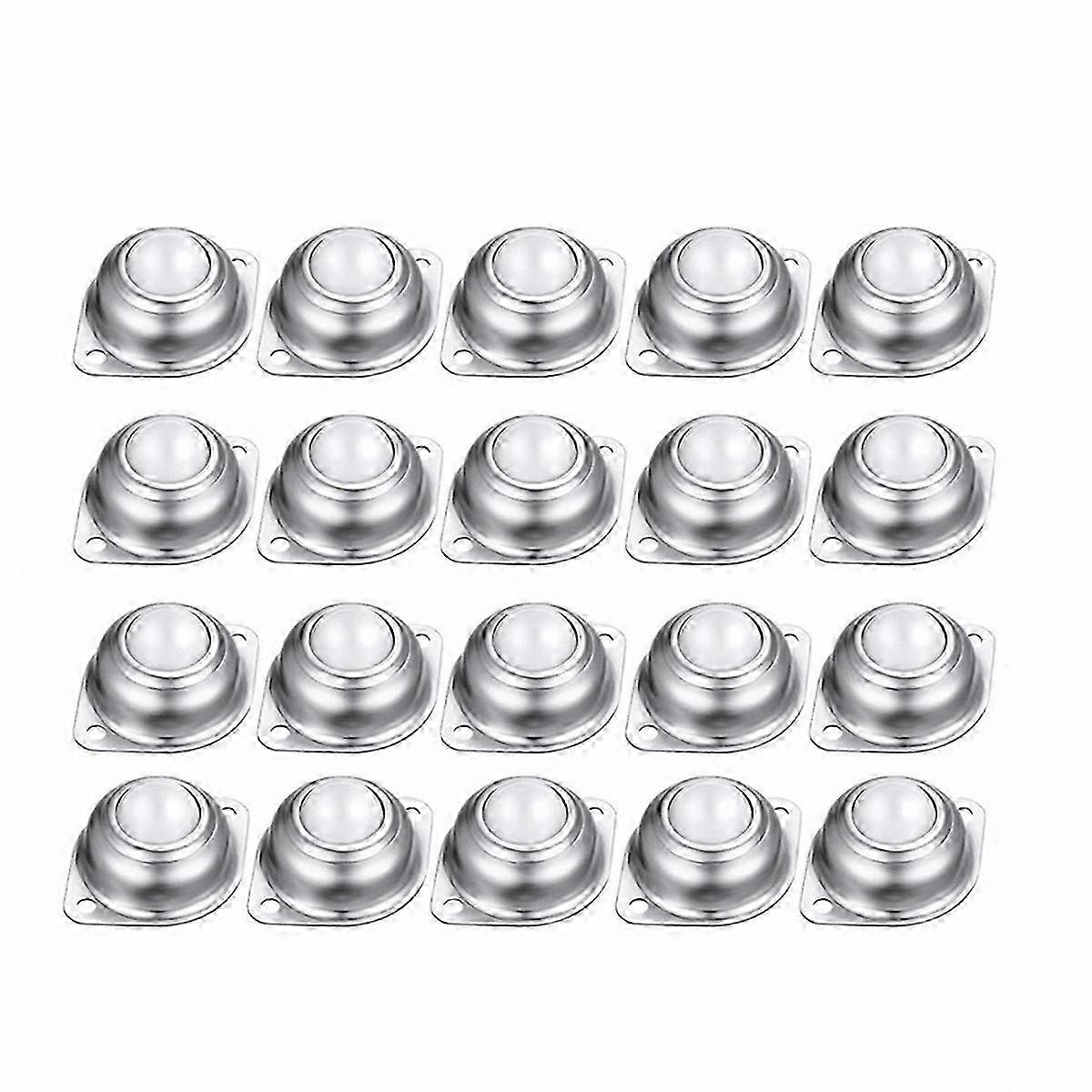 20-Pack 1" Nylon Ball Transfer Units for Smooth Motion